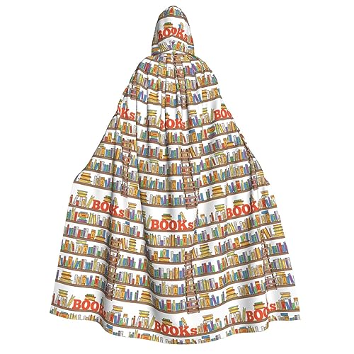 LGHDFYO Lustige Bücherregal-Kollektion und Leiter Halloween Unisex Kapuzenumhang: leichte Cosplay-Oberbekleidung für Erwachsene LGHDFYO Lustige Bücherregal-Kollektion und Leiter Halloween Unisex Kapuzenumhang: leichte Cosplay-Oberbekleidung für Erwachsene von LGHDFYO