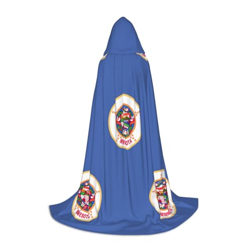 LGHDFYO Minnesota Umhang mit Staatsflagge, Halloween-Umhang mit Kapuze, Cosplay-Kostüm, Unisex, Robecloak für Halloween, Karneval, Party LGHDFYO Minnesota Umhang mit Staatsflagge, Halloween-Umhang mit Kapuze, Cosplay-Kostüm, Unisex, Robecloak für Halloween, Karneval, Party von LGHDFYO