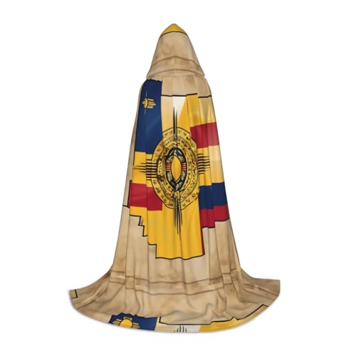 LGHDFYO New Mexico Flag Map01 Halloween Umhang Kapuzenumhang Cosplay Kostüm Unisex Robecloak für Halloween Karneval Party LGHDFYO New Mexico Flag Map01 Halloween Umhang Kapuzenumhang Cosplay Kostüm Unisex Robecloak für Halloween Karneval Party von LGHDFYO