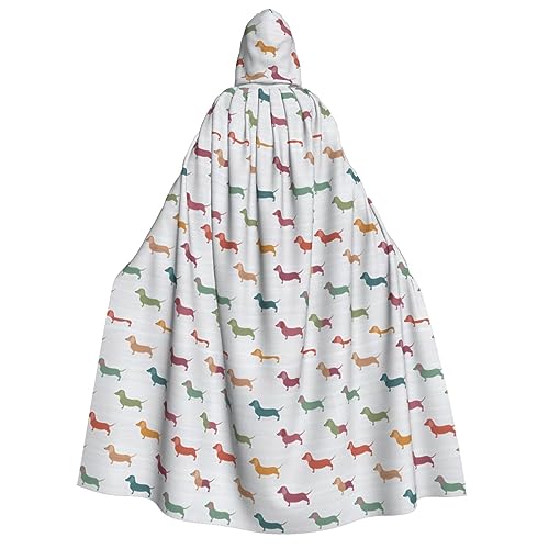 LGHDFYO Niedlicher Dackel-Hunde-Umhang mit Kapuze, Unisex, leicht, Erwachsenen-Cosplay-Oberbekleidung LGHDFYO Niedlicher Dackel-Hunde-Umhang mit Kapuze, Unisex, leicht, Erwachsenen-Cosplay-Oberbekleidung von LGHDFYO