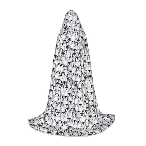LGHDFYO Niedlicher Pinguin-Umhang mit Skizze, Halloween-Umhang, Cosplay-Kostüm, Unisex, Robecloak für Halloween, Karneval, Party LGHDFYO Niedlicher Pinguin-Umhang mit Skizze, Halloween-Umhang, Cosplay-Kostüm, Unisex, Robecloak für Halloween, Karneval, Party von LGHDFYO
