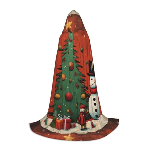 LGHDFYO Schneemann Weihnachtsbaum Halloween Umhang Kapuzenumhang Cosplay Kostüm Unisex Robecloak für Halloween Karneval Party LGHDFYO Schneemann Weihnachtsbaum Halloween Umhang Kapuzenumhang Cosplay Kostüm Unisex Robecloak für Halloween Karneval Party von LGHDFYO