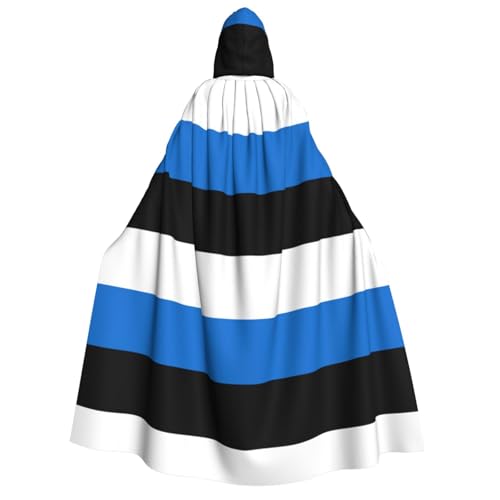 LGHDFYO Unisex Kapuzenumhang mit Flagge Estlands: leichte Cosplay-Oberbekleidung für Erwachsene LGHDFYO Unisex Kapuzenumhang mit Flagge Estlands: leichte Cosplay-Oberbekleidung für Erwachsene von LGHDFYO