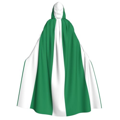 LGHDFYO Unisex Kapuzenumhang mit Flagge von Nigeria, leichte Cosplay-Oberbekleidung für Erwachsene LGHDFYO Unisex Kapuzenumhang mit Flagge von Nigeria, leichte Cosplay-Oberbekleidung für Erwachsene von LGHDFYO