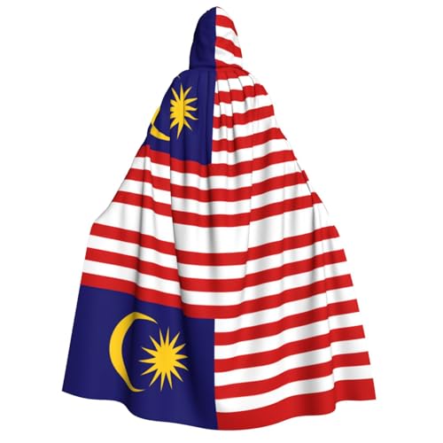 LGHDFYO Unisex Kapuzenumhang mit Malaysia-Flagge: leichte Cosplay-Oberbekleidung für Erwachsene LGHDFYO Unisex Kapuzenumhang mit Malaysia-Flagge: leichte Cosplay-Oberbekleidung für Erwachsene von LGHDFYO