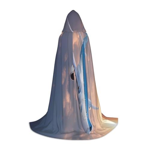 LGHDFYO Wunderschöner Halloween-Umhang mit Himmelsflugzeug, Kapuzenumhang, Cosplay-Kostüm, Unisex, Robecloak für Halloween, Karneval, Party LGHDFYO Wunderschöner Halloween-Umhang mit Himmelsflugzeug, Kapuzenumhang, Cosplay-Kostüm, Unisex, Robecloak für Halloween, Karneval, Party von LGHDFYO