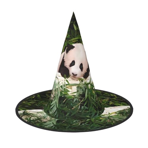 1PC Halloween Hut - Niedlicher kleiner Panda Druck Hexen Dekor Party Rollenspiel Zubehör Magic Wizard Cap für Frauen Männer 1PC Halloween Hut - Niedlicher kleiner Panda Druck Hexen Dekor Party Rollenspiel Zubehör Magic Wizard Cap für Frauen Männer von LGHHGY