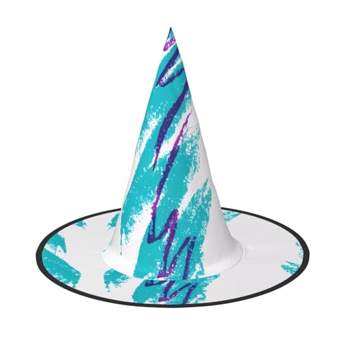 LGHHGY 1PC Halloween Hut - 90er Jahre Cup Design Druck Hexen Dekor Party Rollenspiel Zubehör Magic Wizard Cap für Frauen Männer von LGHHGY