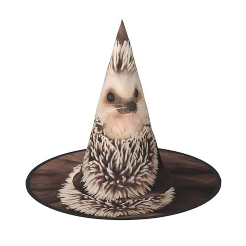 LGHHGY 1PC Halloween Hut - Baby Igel Druck Hexen Dekor Party Rollenspiel Zubehör Magic Wizard Cap für Frauen Männer LGHHGY 1PC Halloween Hut - Baby Igel Druck Hexen Dekor Party Rollenspiel Zubehör Magic Wizard Cap für Frauen Männer von LGHHGY