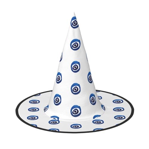 LGHHGY 1PC Halloween Hut - Böse Augen Druck Hexen Dekor Party Rollenspiel Zubehör Magic Wizard Cap für Frauen Männer LGHHGY 1PC Halloween Hut - Böse Augen Druck Hexen Dekor Party Rollenspiel Zubehör Magic Wizard Cap für Frauen Männer von LGHHGY