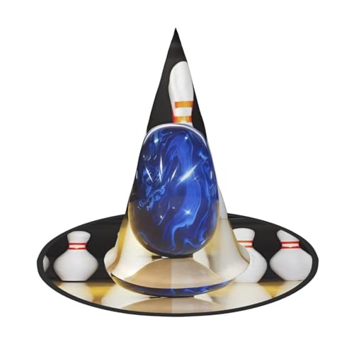 LGHHGY 1PC Halloween Hut - Bowling Print Hexen Dekor Party Rollenspiel Zubehör Magic Wizard Cap für Frauen Männer LGHHGY 1PC Halloween Hut - Bowling Print Hexen Dekor Party Rollenspiel Zubehör Magic Wizard Cap für Frauen Männer von LGHHGY
