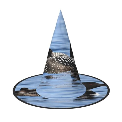 LGHHGY 1PC Halloween Hut - Loon Birds Print Hexen Dekor Party Rollenspiel Zubehör Magic Wizard Cap für Frauen Männer LGHHGY 1PC Halloween Hut - Loon Birds Print Hexen Dekor Party Rollenspiel Zubehör Magic Wizard Cap für Frauen Männer von LGHHGY