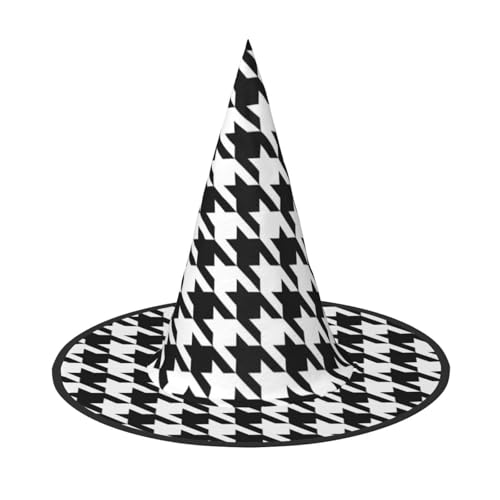 LGHHGY 3 Stück Halloween-Hut – Hahnentritt-Druck, Hexen-Dekor, Party, Rollenspiel-Zubehör, magische Zauberer-Kappe für Damen, Herren LGHHGY 3 Stück Halloween-Hut – Hahnentritt-Druck, Hexen-Dekor, Party, Rollenspiel-Zubehör, magische Zauberer-Kappe für Damen, Herren von LGHHGY