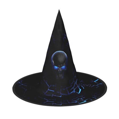 LGHHGY 3 Stück Halloween-Hut – Totenköpfe Druck Hexen Dekor Party Rollenspiel Zubehör Magic Wizard Cap für Damen und Herren LGHHGY 3 Stück Halloween-Hut – Totenköpfe Druck Hexen Dekor Party Rollenspiel Zubehör Magic Wizard Cap für Damen und Herren von LGHHGY