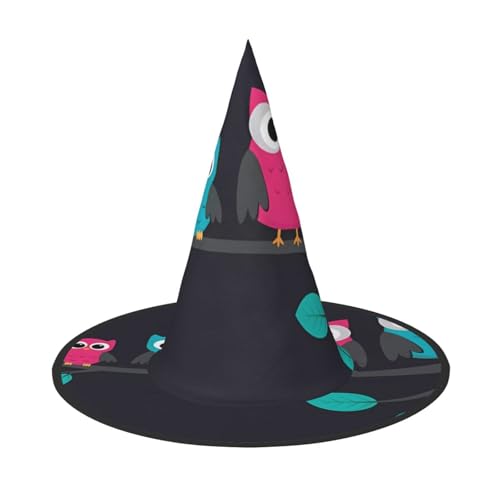LGHHGY 3 Stück Halloween-Hut – niedliche Eulen-Druck, Hexen-Dekoration, Party, Rollenspiel-Zubehör, magische Zauberer-Kappe für Damen, Herren LGHHGY 3 Stück Halloween-Hut – niedliche Eulen-Druck, Hexen-Dekoration, Party, Rollenspiel-Zubehör, magische Zauberer-Kappe für Damen, Herren von LGHHGY