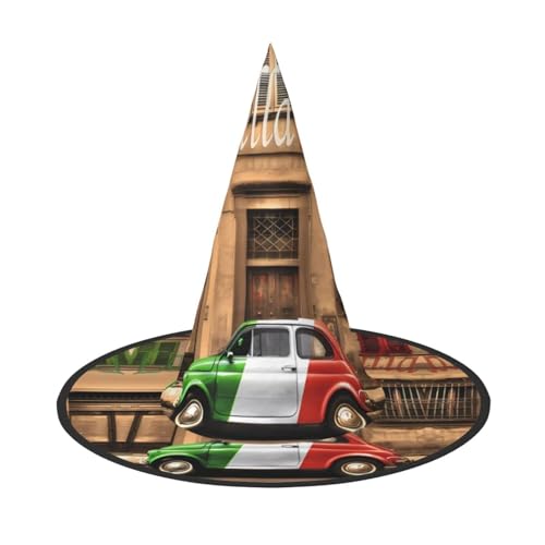 LGHHGY 3 Stück Halloween-Hut – schöne Hexen-Dekoration mit Italien-Druck, Party, Rollenspiel-Zubehör, magische Zauberer-Kappe für Damen, Herren LGHHGY 3 Stück Halloween-Hut – schöne Hexen-Dekoration mit Italien-Druck, Party, Rollenspiel-Zubehör, magische Zauberer-Kappe für Damen, Herren von LGHHGY