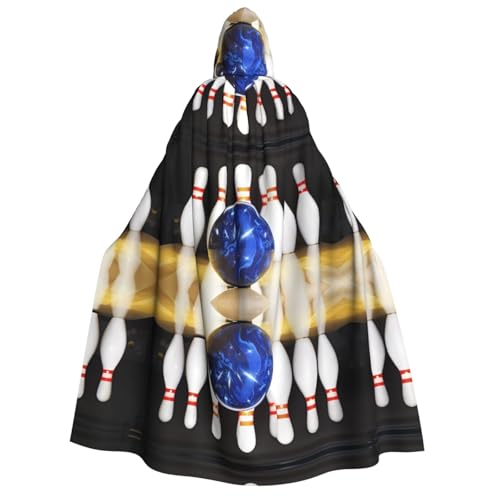 LGHHGY Halloween Bowling Print Hooded Cloak Costume - Perfect for Parties, Carnivals, Comic Exhibitions, and More LGHHGY Halloween Bowling Print Hooded Cloak Costume - Perfect for Parties, Carnivals, Comic Exhibitions, and More von LGHHGY