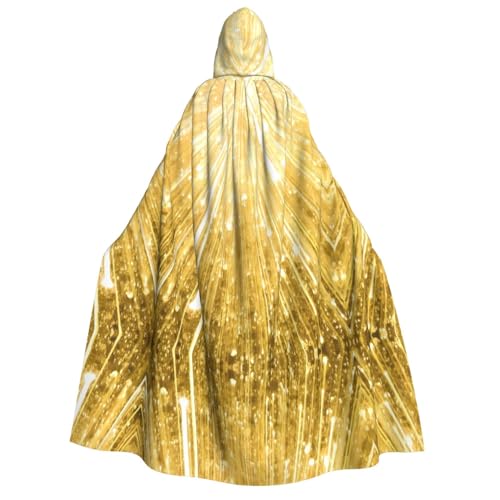 LGHHGY Halloween Gold Bling Print Kapuzenumhang Kostüm - Perfekt für Partys, Karneval, Comic Ausstellungen und mehr von LGHHGY