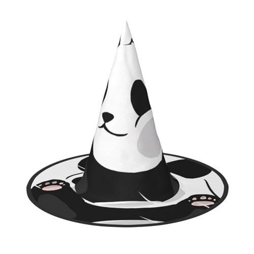 LGHHGY Halloween-Hut – lustiger Panda-Druck, Hexen-Dekoration, Party, Rollenspiel-Zubehör, magische Zauberer-Kappe für Damen, Herren, 2 Stück LGHHGY Halloween-Hut – lustiger Panda-Druck, Hexen-Dekoration, Party, Rollenspiel-Zubehör, magische Zauberer-Kappe für Damen, Herren, 2 Stück von LGHHGY