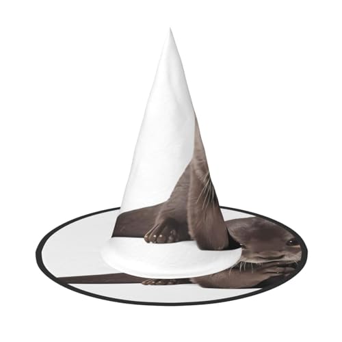 LGHHGY Halloween-Hut – niedlicher Otter-Druck, Hexen-Dekoration, Party, Rollenspiel-Zubehör, magische Zauberer-Kappe für Damen, Herren, 3 Stück LGHHGY Halloween-Hut – niedlicher Otter-Druck, Hexen-Dekoration, Party, Rollenspiel-Zubehör, magische Zauberer-Kappe für Damen, Herren, 3 Stück von LGHHGY