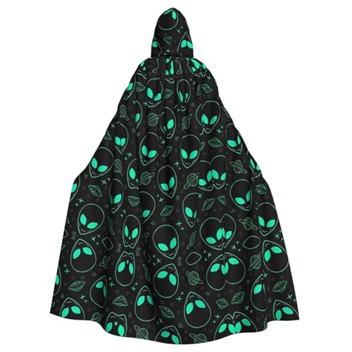 LGHHGY Halloween Kapuzenumhang Kostüm – Unisex Erwachsene Aliens Print Cape für Cosplay, Party und Themenveranstaltungen LGHHGY Halloween Kapuzenumhang Kostüm – Unisex Erwachsene Aliens Print Cape für Cosplay, Party und Themenveranstaltungen von LGHHGY