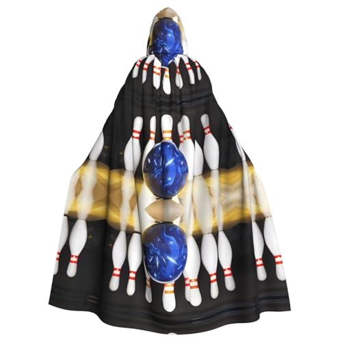 LGHHGY Halloween Kapuzenumhang Kostüm – Unisex Erwachsene Bowling Druck Umhang für Cosplay, Party und Themenveranstaltungen LGHHGY Halloween Kapuzenumhang Kostüm – Unisex Erwachsene Bowling Druck Umhang für Cosplay, Party und Themenveranstaltungen von LGHHGY