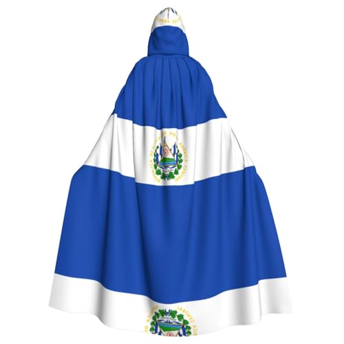 LGHHGY Halloween Kapuzenumhang Kostüm - Unisex Erwachsene El Salvador Print Umhang für Cosplay, Party und Themenveranstaltungen LGHHGY Halloween Kapuzenumhang Kostüm - Unisex Erwachsene El Salvador Print Umhang für Cosplay, Party und Themenveranstaltungen von LGHHGY