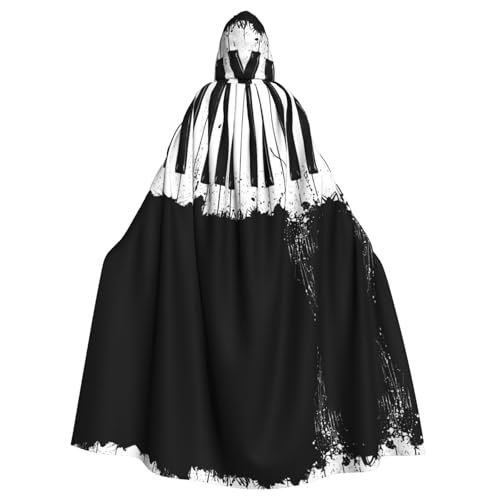 LGHHGY Halloween Kapuzenumhang Kostüm – Unisex Erwachsene Klavierdruck Umhang für Cosplay, Party und Themenveranstaltungen LGHHGY Halloween Kapuzenumhang Kostüm – Unisex Erwachsene Klavierdruck Umhang für Cosplay, Party und Themenveranstaltungen von LGHHGY