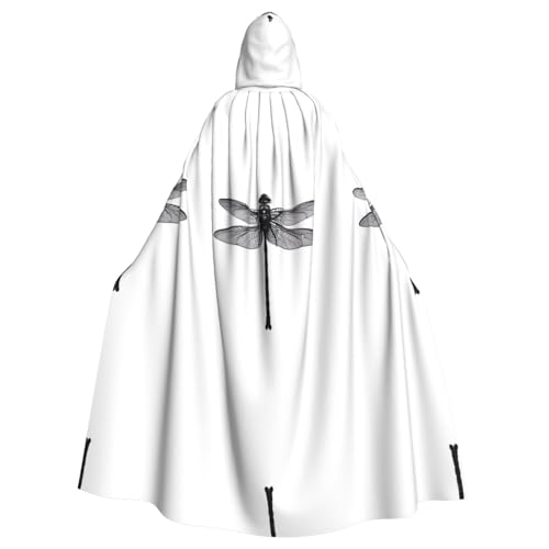 LGHHGY Halloween Kapuzenumhang Kostüm – Unisex Erwachsene Libelle Druck Umhang für Cosplay, Party und Themenveranstaltungen LGHHGY Halloween Kapuzenumhang Kostüm – Unisex Erwachsene Libelle Druck Umhang für Cosplay, Party und Themenveranstaltungen von LGHHGY