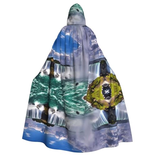 LGHHGY Halloween Kapuzenumhang Kostüm – Unisex Erwachsene Niagarafälle Druck Umhang für Cosplay, Party und Themenveranstaltungen LGHHGY Halloween Kapuzenumhang Kostüm – Unisex Erwachsene Niagarafälle Druck Umhang für Cosplay, Party und Themenveranstaltungen von LGHHGY