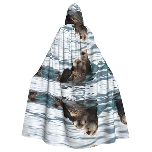 LGHHGY Halloween Kapuzenumhang Kostüm – Unisex Erwachsene Otter Print Cape für Cosplay, Party und Themenveranstaltungen LGHHGY Halloween Kapuzenumhang Kostüm – Unisex Erwachsene Otter Print Cape für Cosplay, Party und Themenveranstaltungen von LGHHGY