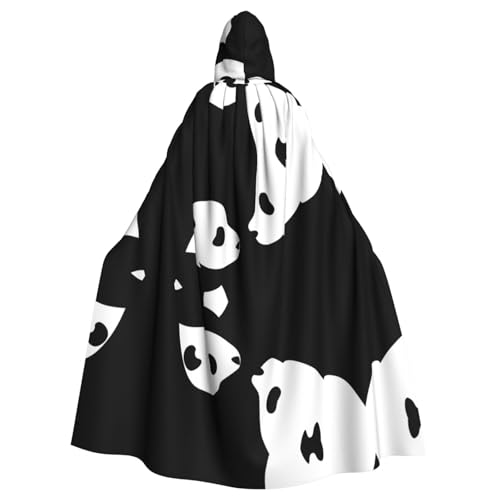 LGHHGY Halloween Kapuzenumhang Kostüm – Unisex Erwachsene Panda Tierdruck Umhang für Cosplay, Party und Themenveranstaltungen LGHHGY Halloween Kapuzenumhang Kostüm – Unisex Erwachsene Panda Tierdruck Umhang für Cosplay, Party und Themenveranstaltungen von LGHHGY