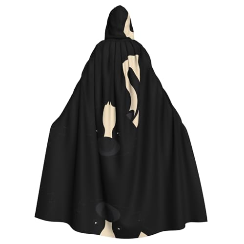 LGHHGY Halloween Kapuzenumhang Kostüm – Unisex Erwachsene Stinktier Druck Umhang für Cosplay, Party und Themenveranstaltungen LGHHGY Halloween Kapuzenumhang Kostüm – Unisex Erwachsene Stinktier Druck Umhang für Cosplay, Party und Themenveranstaltungen von LGHHGY