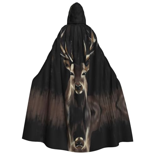 LGHHGY Halloween-Kostüm mit Hirsch-Druck, perfekt für Partys, Karneval, Comic-Ausstellungen und mehr LGHHGY Halloween-Kostüm mit Hirsch-Druck, perfekt für Partys, Karneval, Comic-Ausstellungen und mehr von LGHHGY