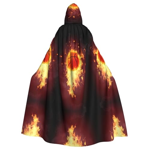 LGHHGY Halloween-Kostüm mit Kapuze, Unisex, Erwachsene, Basketball-Druck, Umhang für Cosplay, Party und Themenveranstaltungen LGHHGY Halloween-Kostüm mit Kapuze, Unisex, Erwachsene, Basketball-Druck, Umhang für Cosplay, Party und Themenveranstaltungen von LGHHGY
