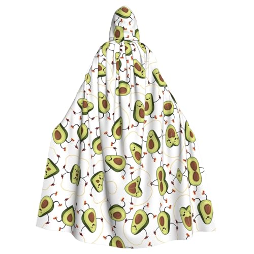 LGHHGY Halloween-Kostüm mit Kapuze, Unisex, Erwachsene, lustiger Cartoon-Avocado-Druck, Umhang für Cosplay, Party und Themenveranstaltungen LGHHGY Halloween-Kostüm mit Kapuze, Unisex, Erwachsene, lustiger Cartoon-Avocado-Druck, Umhang für Cosplay, Party und Themenveranstaltungen von LGHHGY