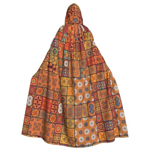LGHHGY Halloween-Kostüm mit Kapuze, Unisex, Erwachsene, marokkanischer geometrischer Druck, Umhang für Cosplay, Party und Themenveranstaltungen LGHHGY Halloween-Kostüm mit Kapuze, Unisex, Erwachsene, marokkanischer geometrischer Druck, Umhang für Cosplay, Party und Themenveranstaltungen von LGHHGY