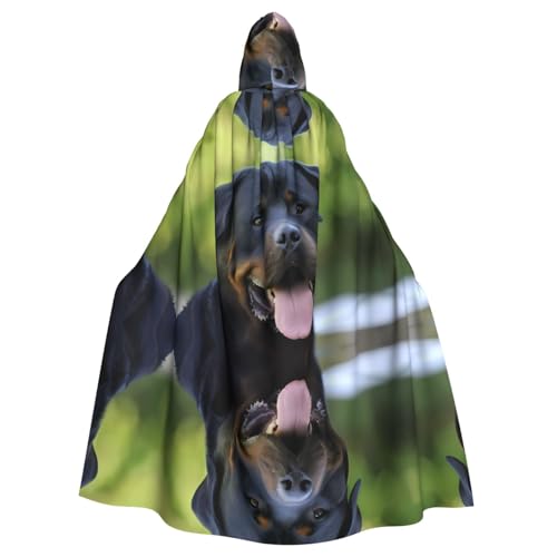 LGHHGY Halloween-Kostüm mit Kapuze, Unisex, Rottweiler-Tapetendruck, Umhang für Cosplay, Party und Themenveranstaltungen LGHHGY Halloween-Kostüm mit Kapuze, Unisex, Rottweiler-Tapetendruck, Umhang für Cosplay, Party und Themenveranstaltungen von LGHHGY
