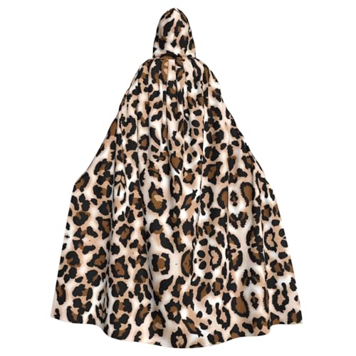 LGHHGY Halloween-Kostüm mit Kapuze, Unisex, für Erwachsene, Leopardenmuster, Umhang für Cosplay, Party und Themenveranstaltungen LGHHGY Halloween-Kostüm mit Kapuze, Unisex, für Erwachsene, Leopardenmuster, Umhang für Cosplay, Party und Themenveranstaltungen von LGHHGY