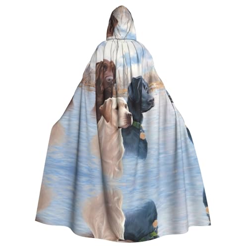 LGHHGY Halloween-Kostüm mit Kapuze – Unisex-Erwachsene Labrador-Hunde-Umhang für Cosplay, Party und Themenveranstaltungen LGHHGY Halloween-Kostüm mit Kapuze – Unisex-Erwachsene Labrador-Hunde-Umhang für Cosplay, Party und Themenveranstaltungen von LGHHGY