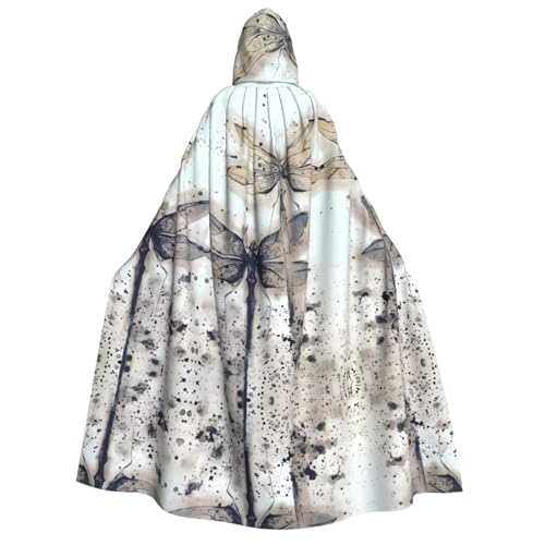 LGHHGY Halloween-Kostüm mit Kapuze und Libellen-Druck, perfekt für Partys, Karneval, Comic-Ausstellungen und mehr von LGHHGY