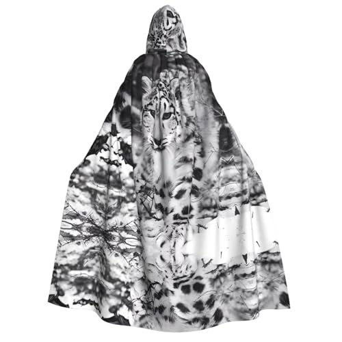 LGHHGY Halloween-Kostüm mit Kapuze und Schneeleopardenmuster – perfekt für Partys, Karneval, Comic-Ausstellungen und mehr LGHHGY Halloween-Kostüm mit Kapuze und Schneeleopardenmuster – perfekt für Partys, Karneval, Comic-Ausstellungen und mehr von LGHHGY