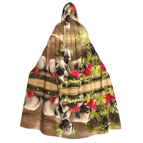 LGHHGY Halloween-Kostüm mit Mops-Aufdruck – perfekt für Partys, Karneval, Comic-Ausstellungen und mehr LGHHGY Halloween-Kostüm mit Mops-Aufdruck – perfekt für Partys, Karneval, Comic-Ausstellungen und mehr von LGHHGY