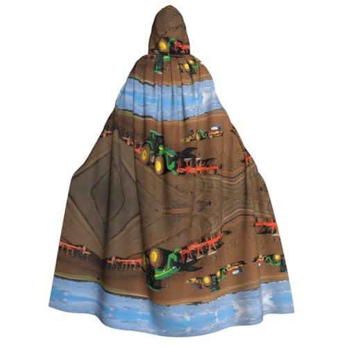 LGHHGY Halloween-Kostüm mit Traktor-Farm-Druck, perfekt für Partys, Karneval, Comic-Ausstellungen und mehr von LGHHGY