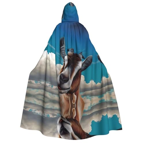 LGHHGY Halloween-Kostüm mit Ziegen-Druck, perfekt für Partys, Karneval, Comic-Ausstellungen und mehr LGHHGY Halloween-Kostüm mit Ziegen-Druck, perfekt für Partys, Karneval, Comic-Ausstellungen und mehr von LGHHGY