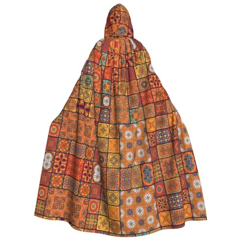 LGHHGY Halloween-Kostüm mit marokkanischem geometrischem Druck, mit Kapuze, perfekt für Partys, Karneval, Comic-Ausstellungen und mehr LGHHGY Halloween-Kostüm mit marokkanischem geometrischem Druck, mit Kapuze, perfekt für Partys, Karneval, Comic-Ausstellungen und mehr von LGHHGY
