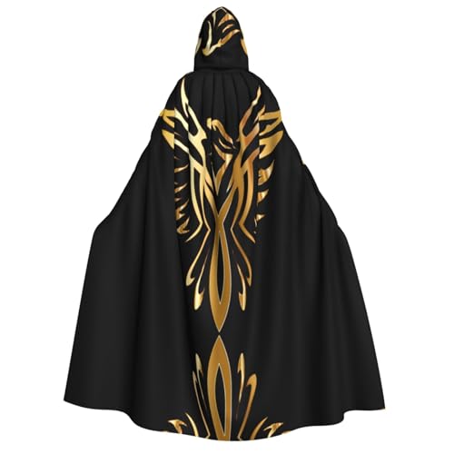 LGHHGY Halloween Phoenix Print Hooded Cloak Costume - Perfect for Parties, Carnivals, Comic Exhibitions, and More LGHHGY Halloween Phoenix Print Hooded Cloak Costume - Perfect for Parties, Carnivals, Comic Exhibitions, and More von LGHHGY