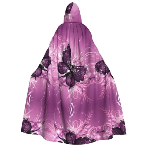 LGHHGY Halloween-Umhang mit Schmetterlings-Druck – perfekt für Partys, Karneval, Comic-Ausstellungen und mehr von LGHHGY