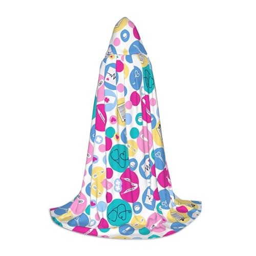 LGHHGY L Unisex Erwachsene Halloween Kapuzen Umhang Süße Krankenschwester Volldruck Kostüm für Party Karneval Comic Ausstellung LGHHGY L Unisex Erwachsene Halloween Kapuzen Umhang Süße Krankenschwester Volldruck Kostüm für Party Karneval Comic Ausstellung von LGHHGY