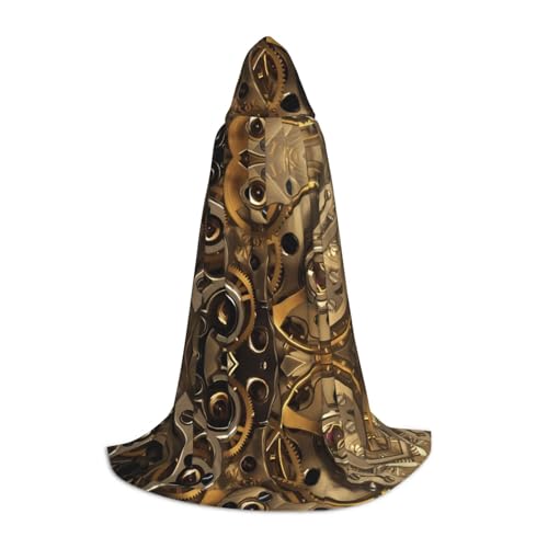 LGHHGY L Unisex Erwachsene Halloween Kapuzenumhang Coole Steampunk Zahnräder Volldruck Kostüm für Party Karneval Comic Ausstellung LGHHGY L Unisex Erwachsene Halloween Kapuzenumhang Coole Steampunk Zahnräder Volldruck Kostüm für Party Karneval Comic Ausstellung von LGHHGY